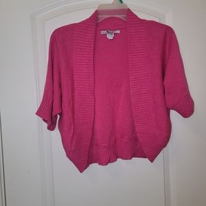 Pink Shrug Cardigan M